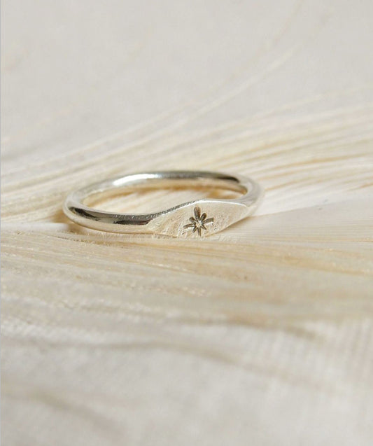 Ring | The mini northern star signet